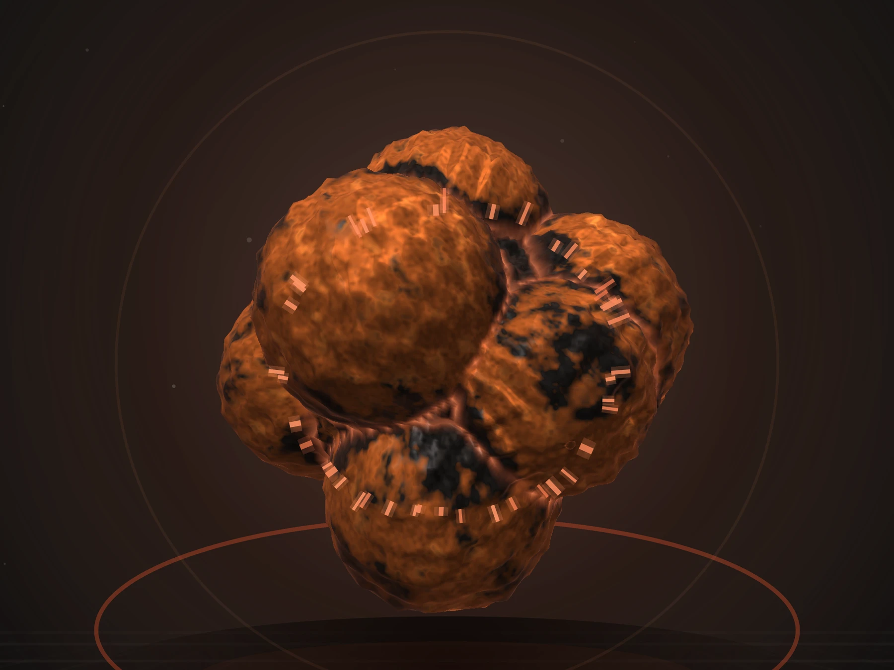 The orange cluster object from ASW Series GRIT